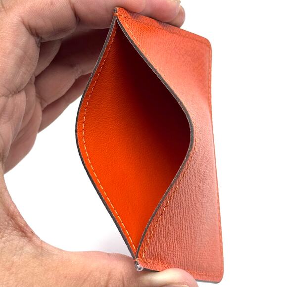 Louis Vuitton Orange Cardholder Wallet - Picture 7 of 11